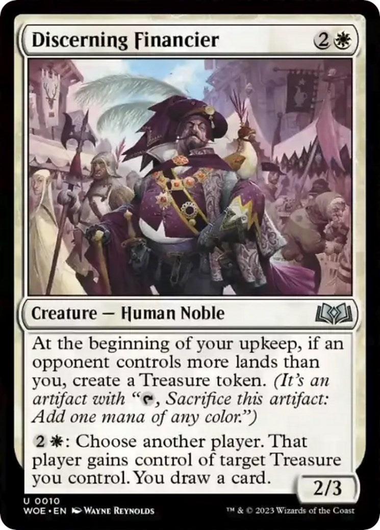 Image for Discerning Financier (Wilds of Eldraine) (10) - Magic: The Gathering
