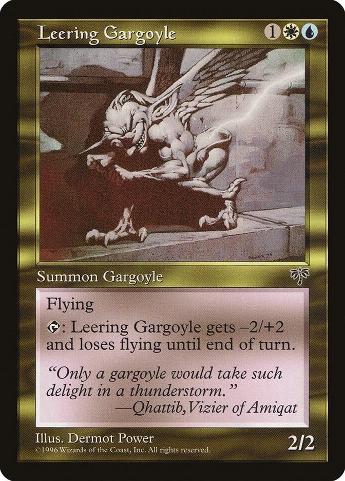 Image for Leering Gargoyle (Mirage) - Magic: The Gathering