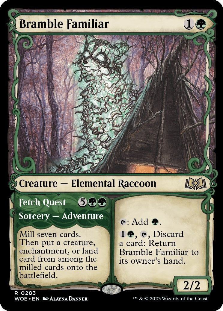 Image for Bramble Familiar (Showcase) (Wilds of Eldraine) (283) - Magic: The Gathering