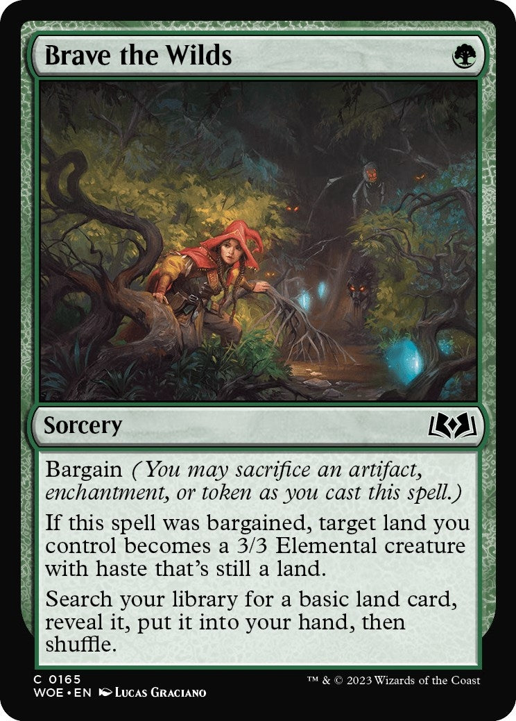 Image for Brave the Wilds (Wilds of Eldraine) (165) - Magic: The Gathering