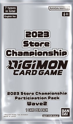 Image for 2023 Store Championship Participant Pack Wave 2 - Digimon Card Game