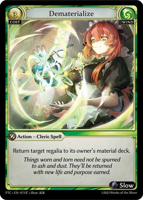 Image for Dematerialize (Fractured Crown) (073) - Grand Archive TCG