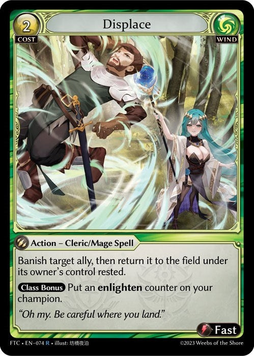 Image for Displace (Fractured Crown) (074) - Grand Archive TCG