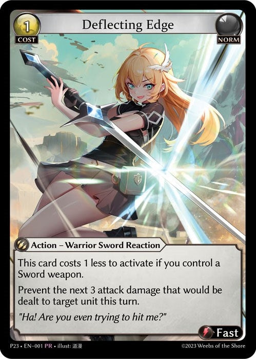 Image for Deflecting Edge (Promotional Cards) (080) - Grand Archive TCG