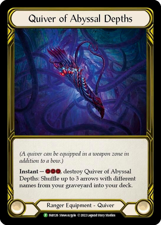 Image for Quiver of Abyssal Depths (Golden) - FAB126 (Flesh and Blood: Promo Cards) (FAB126) - Flesh and Blood TCG