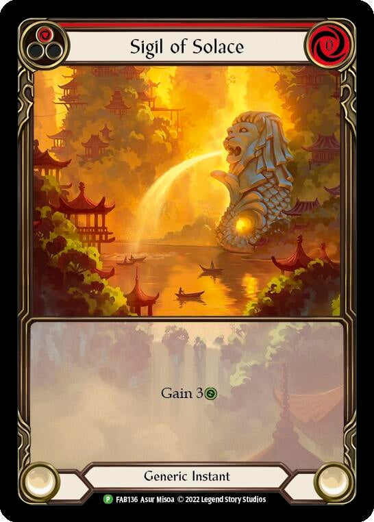 Image for Sigil of Solace - FAB136 (Flesh and Blood: Promo Cards) (FAB136) - Flesh and Blood TCG