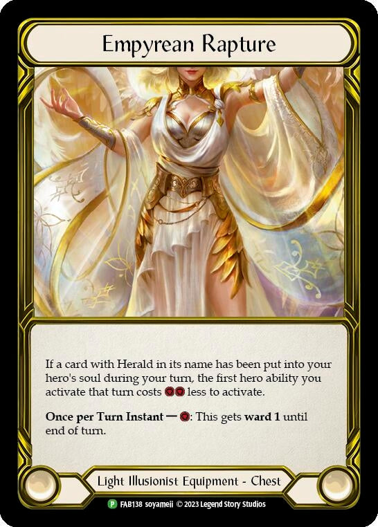 Image for Empyrean Rapture (Golden) - FAB138 (Flesh and Blood: Promo Cards) (FAB138) - Flesh and Blood TCG