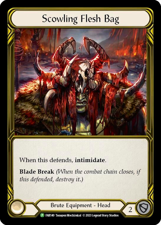 Image for Scowling Flesh Bag (Golden) - FAB140 (Flesh and Blood: Promo Cards) (FAB140) - Flesh and Blood TCG