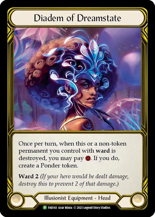 Image for Diadem of Dreamstate (Golden) - FAB143 (Flesh and Blood: Promo Cards) (FAB143) - Flesh and Blood TCG