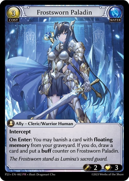 Image for Frostsworn Paladin (Promotional Cards) (002) - Grand Archive TCG
