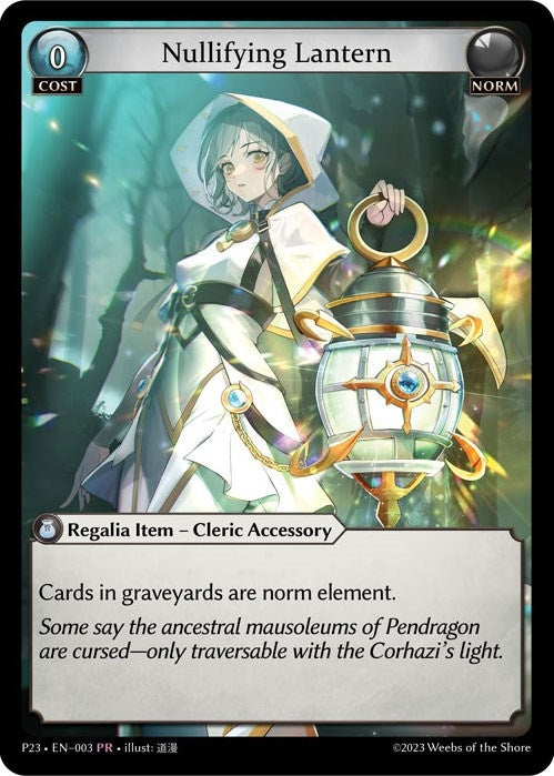 Image for Nullifying Lantern (Promotional Cards) (003) - Grand Archive TCG