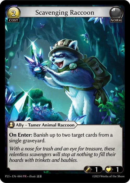 Image for Scavenging Raccoon (Promotional Cards) (004) - Grand Archive TCG