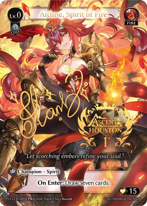 Image for Aithne, Spirit of Fire (CPR) (Promotional Cards) (009) - Grand Archive TCG