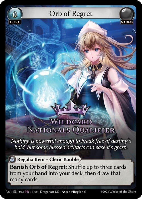 Image for Orb of Regret (Promotional Cards) (013) - Grand Archive TCG