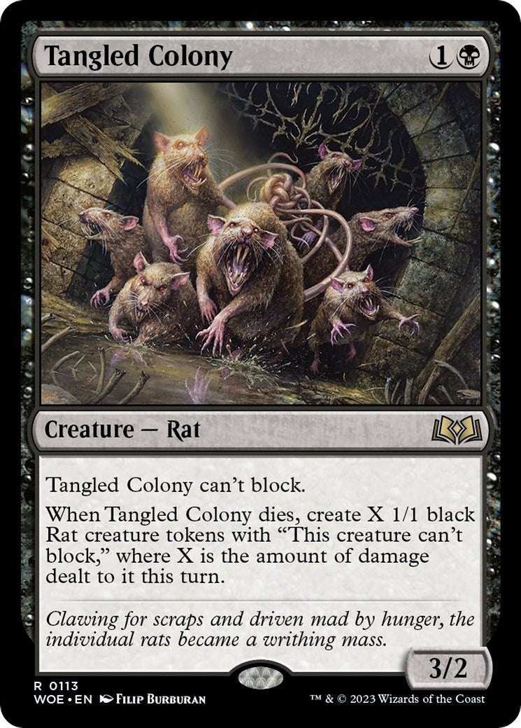 Image for Tangled Colony (Wilds of Eldraine) (113) - Magic: The Gathering