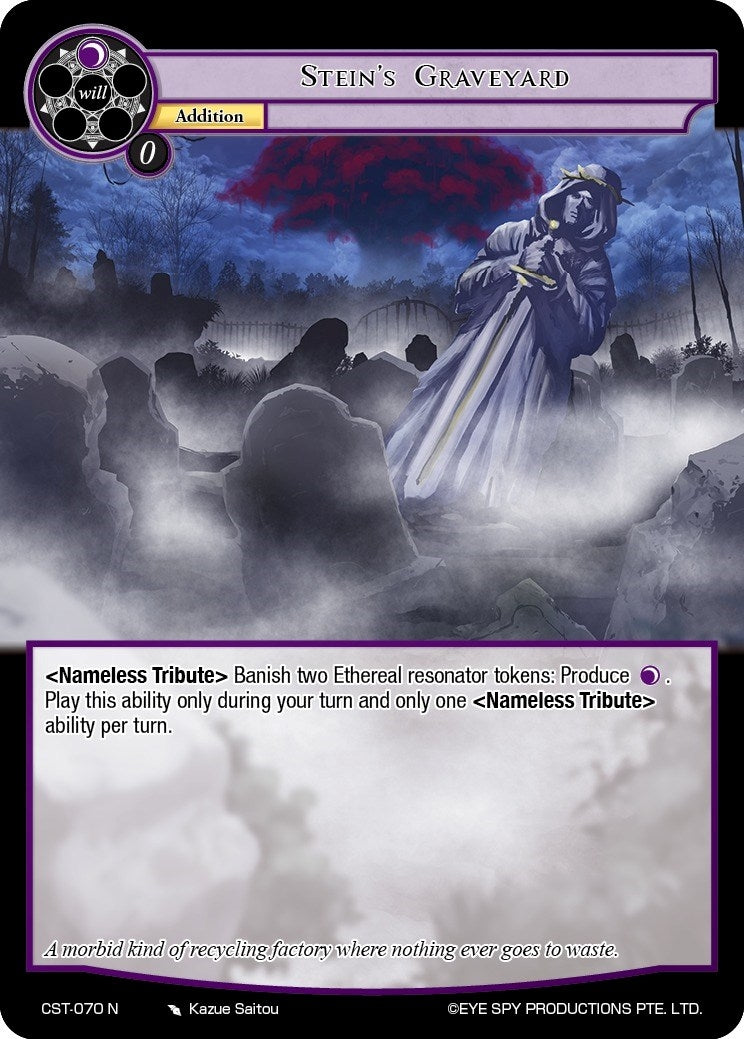 Image for Stein's Graveyard (Clash of the Star Trees) (CST-070 N) - Force of Will