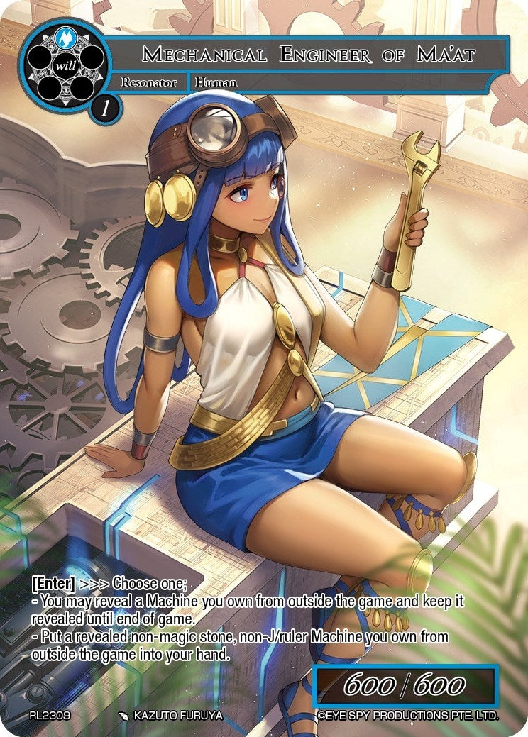 Image for Mechanical Engineer of Ma'at (Promo Cards) (RL2309) - Force of Will