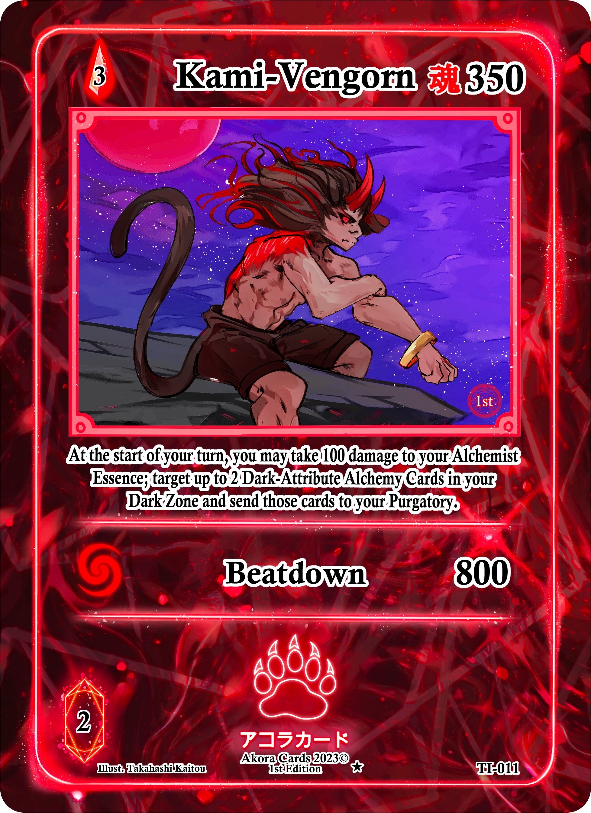 Image for Kami-Vengorn (Trials of Ikithia [1st Edition]) (TI-011) - Akora TCG