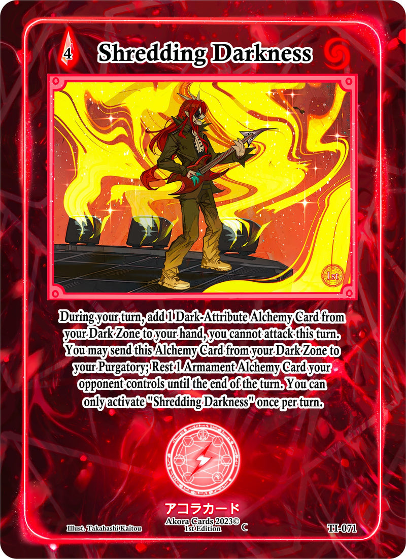 Image for Shredding Darkness (Trials of Ikithia [1st Edition]) (TI-071) - Akora TCG