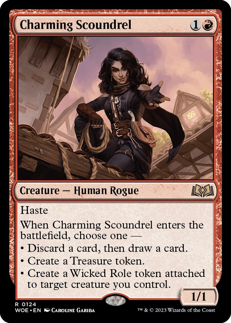 Image for Charming Scoundrel (Wilds of Eldraine) (124) - Magic: The Gathering
