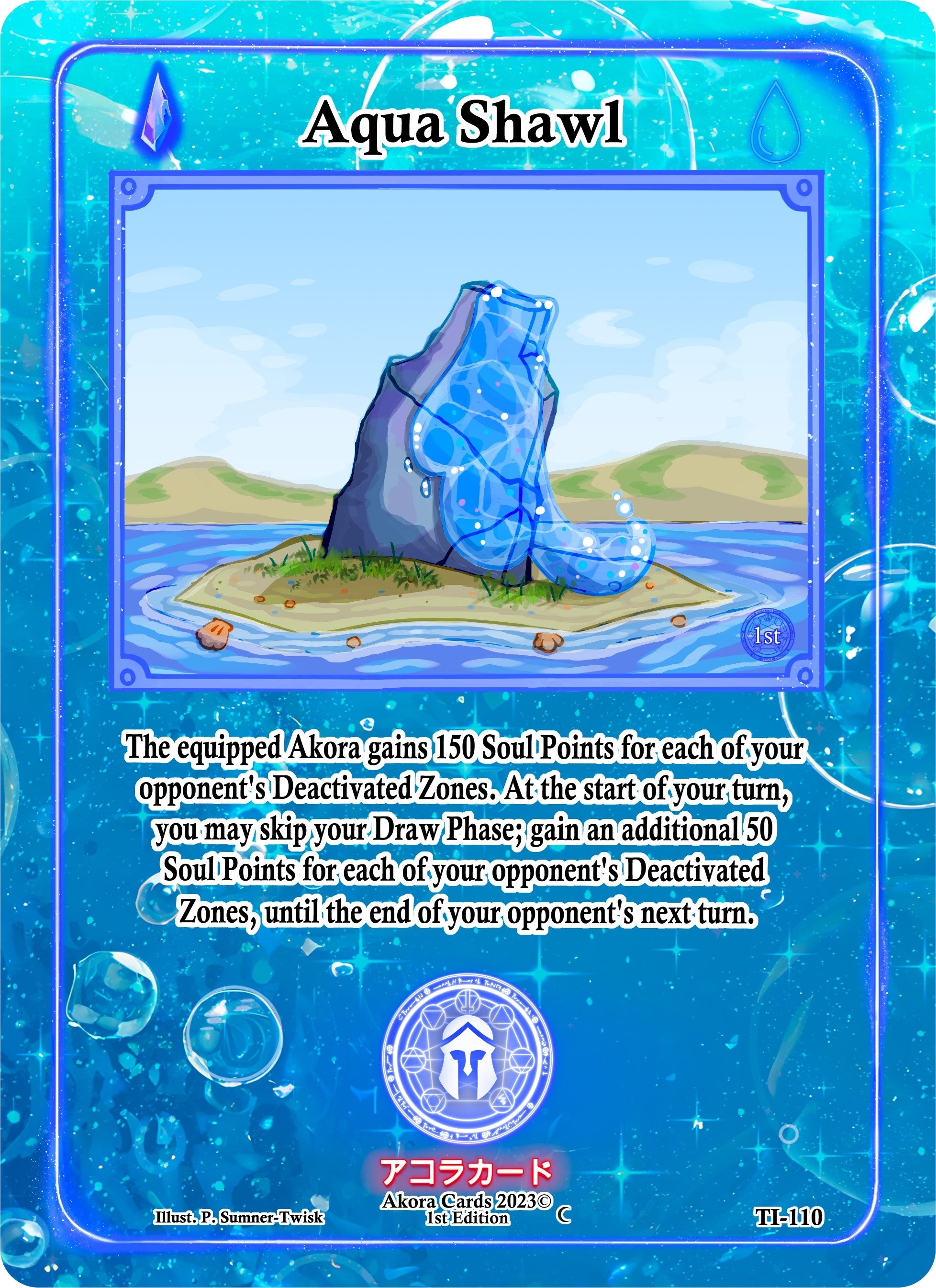 Image for Aqua Shawl (Trials of Ikithia [1st Edition]) (TI-110) - Akora TCG