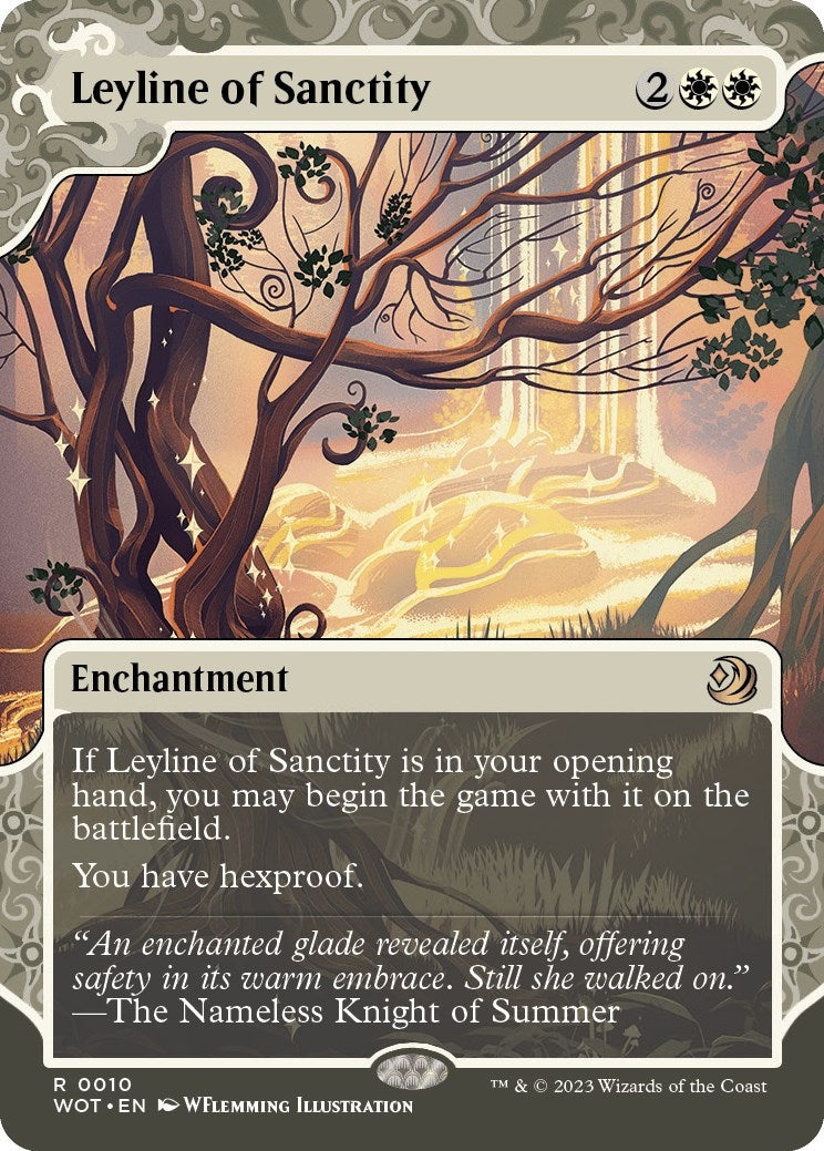 Image for Leyline of Sanctity (Wilds of Eldraine: Enchanting Tales) (10) - Magic: The Gathering