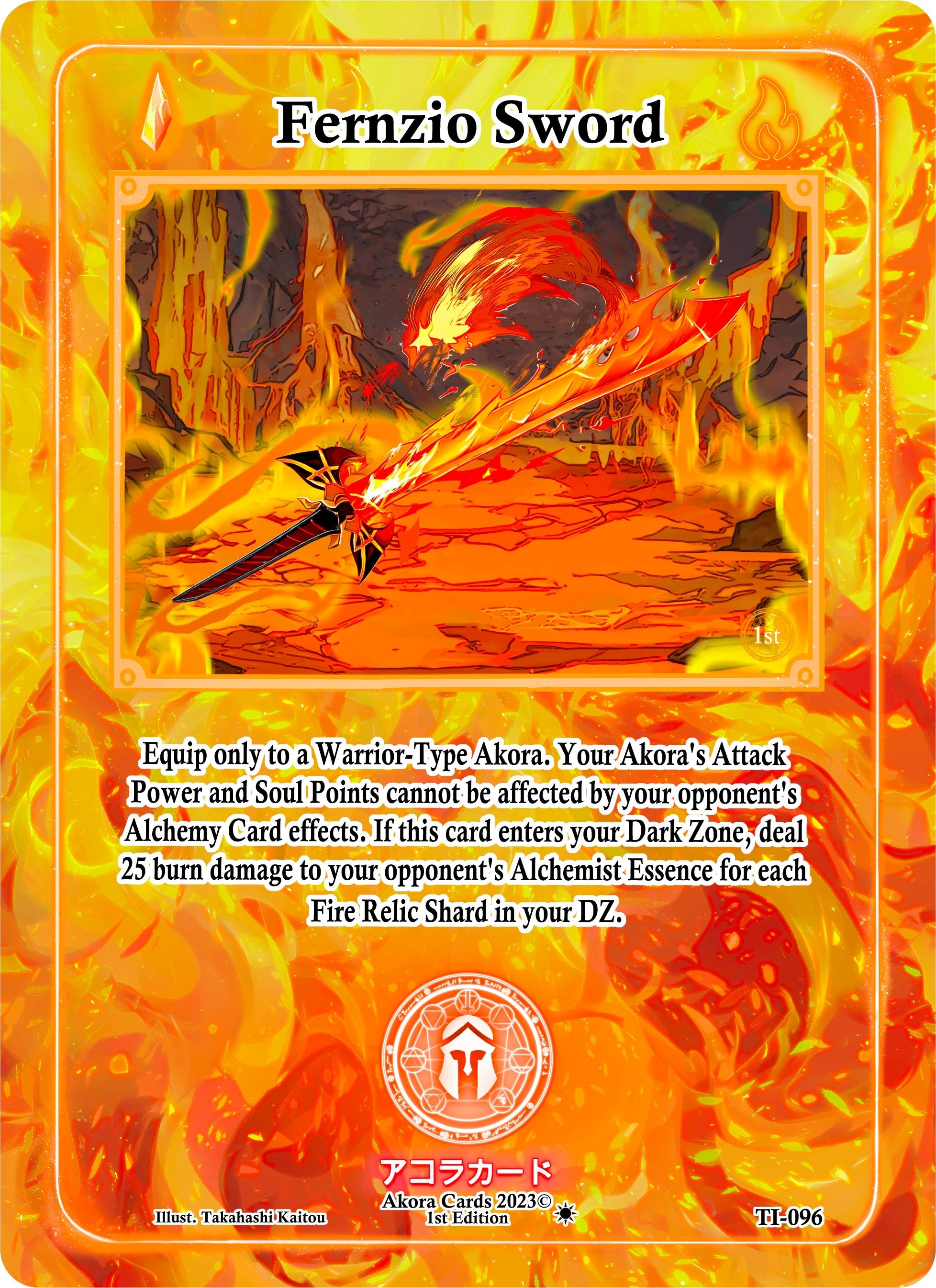 Image for Fernzio Sword (Trials of Ikithia [1st Edition]) (TI-096) - Akora TCG