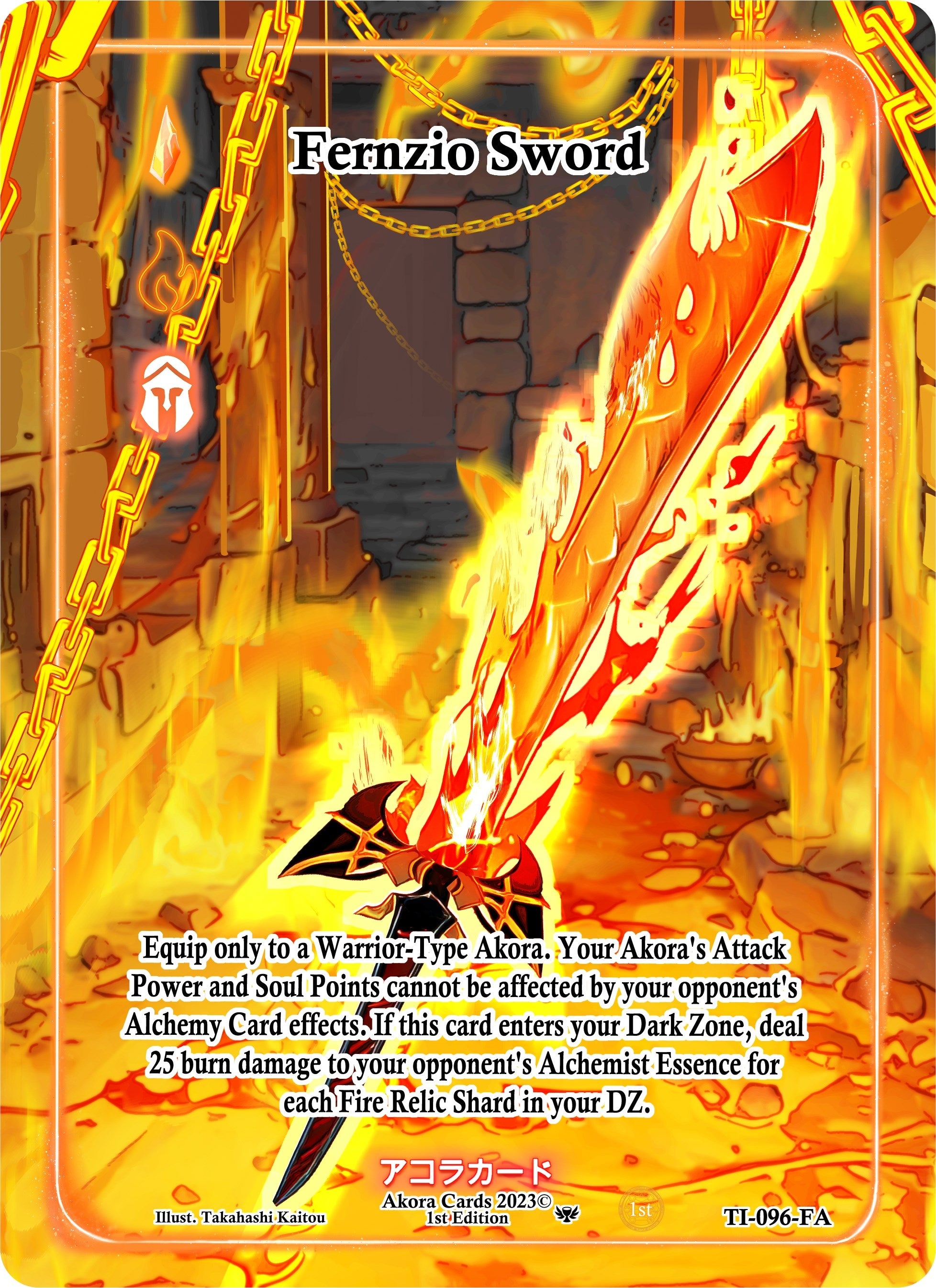Image for Fernzio Sword (Full Art) (Trials of Ikithia [1st Edition]) (TI-096-FA) - Akora TCG