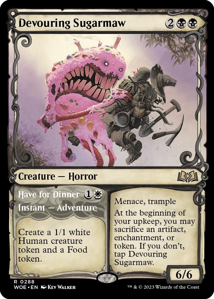 Image for Devouring Sugarmaw (Showcase) (Wilds of Eldraine) (288) - Magic: The Gathering