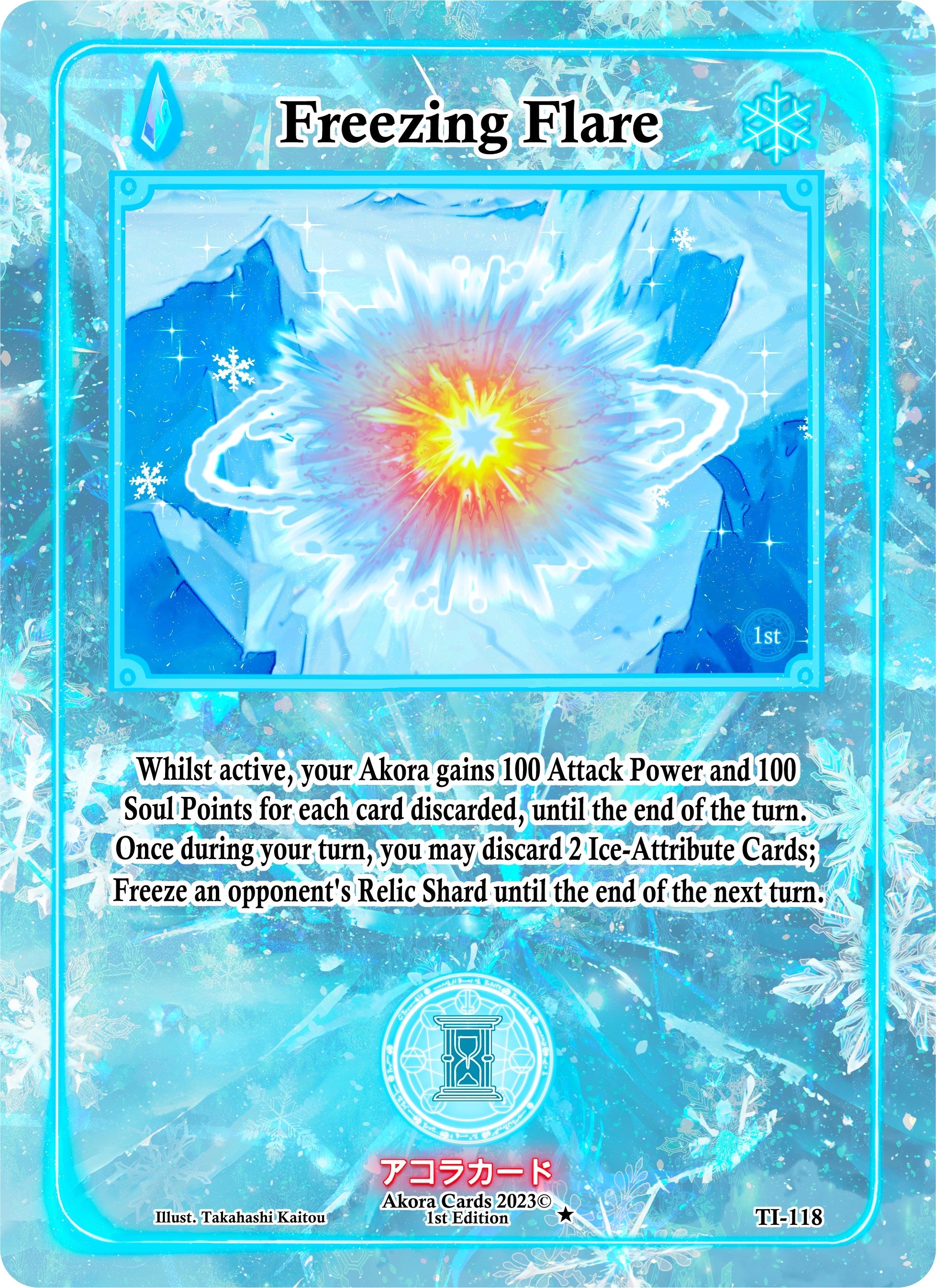 Image for Freezing Flare (Trials of Ikithia [1st Edition]) (TI-118) - Akora TCG