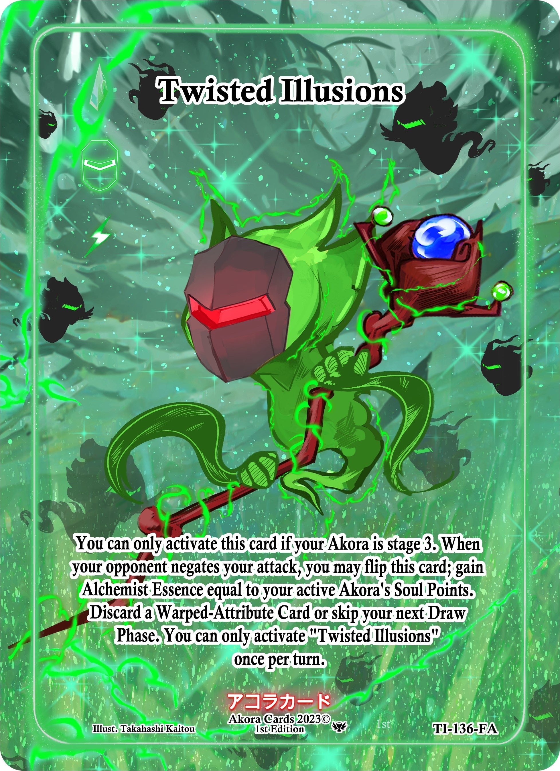 Image for Twisted Illusions (Full Art) (Trials of Ikithia [1st Edition]) (TI-136-FA) - Akora TCG
