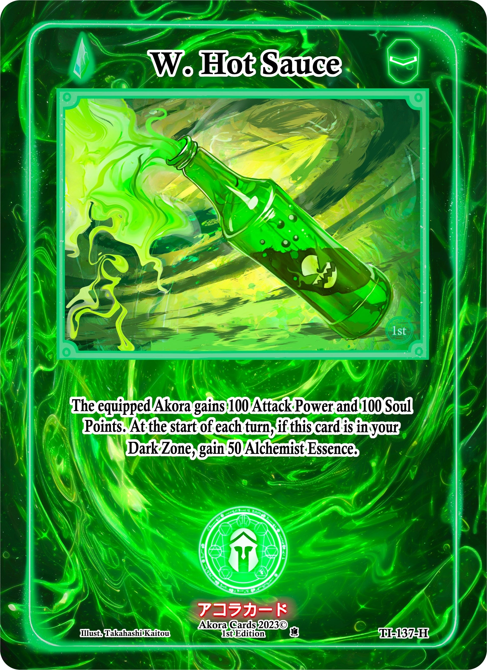 Image for W. Hot Sauce (Holo) (Trials of Ikithia [1st Edition]) (TI-137-H) - Akora TCG