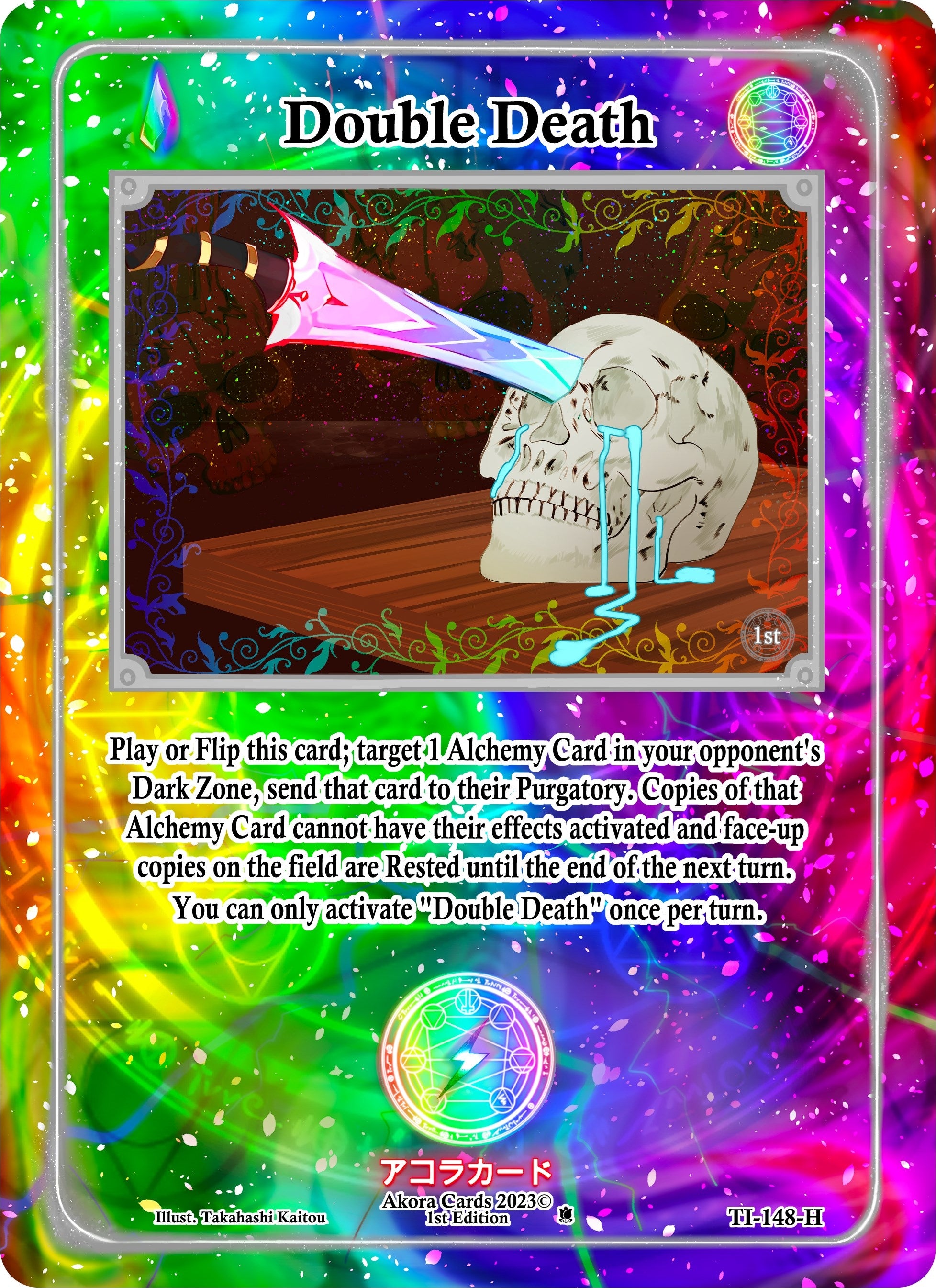 Image for Double Death (Holo) (Trials of Ikithia [1st Edition]) (TI-148-H) - Akora TCG