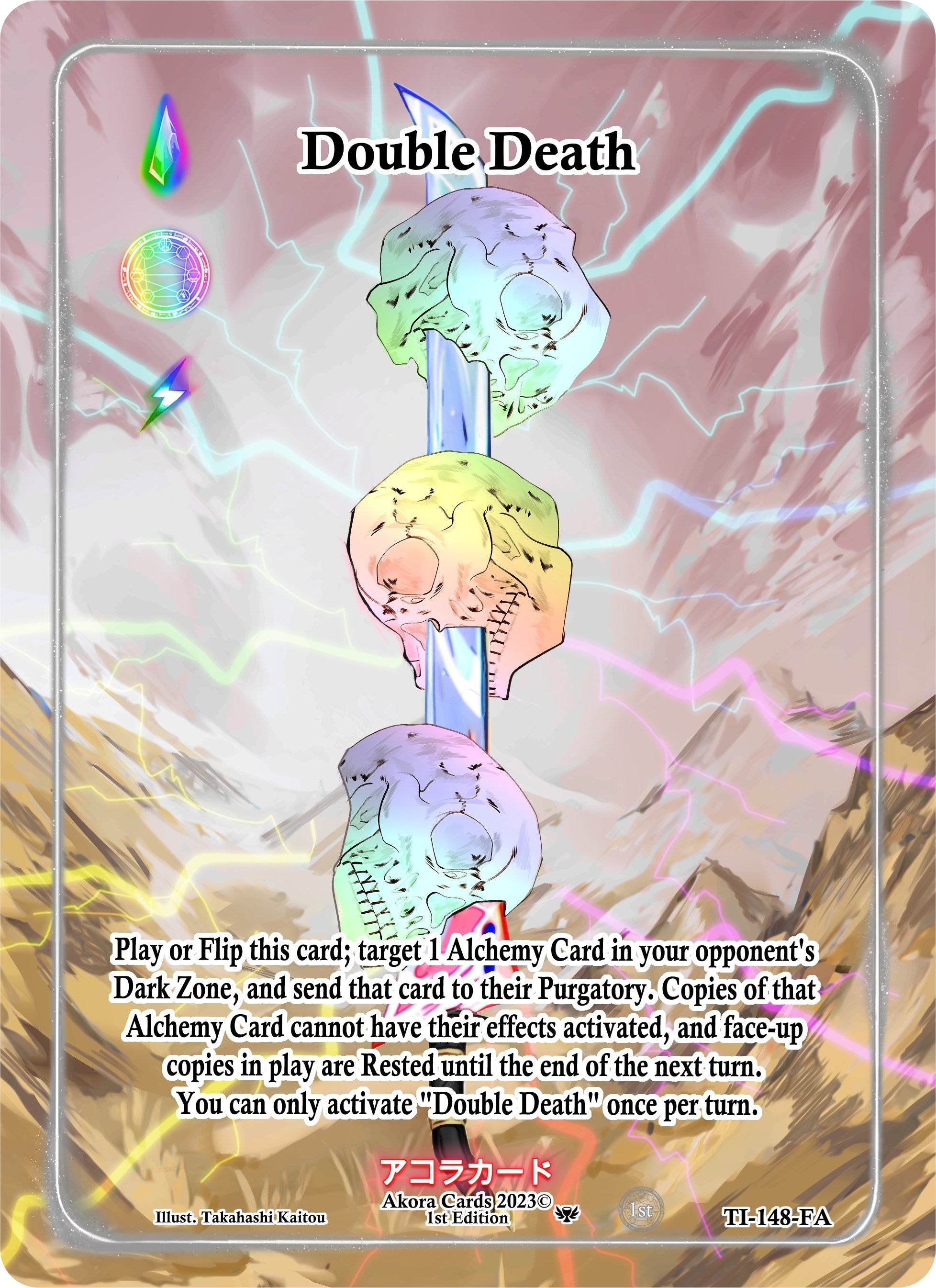 Image for Double Death (Full Art) (Trials of Ikithia [1st Edition]) (TI-148-FA) - Akora TCG