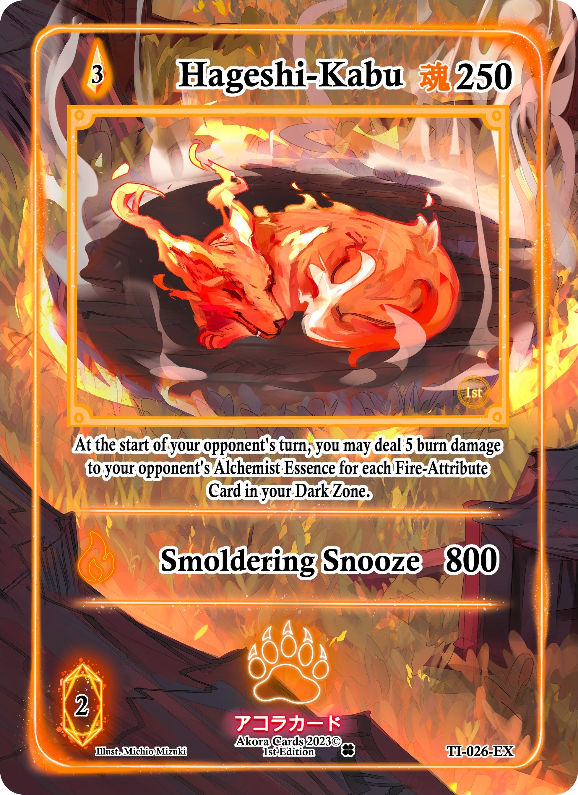 Image for Hageshi-Kabu (Extended Art) (Trials of Ikithia [1st Edition]) (TI-026-EX) - Akora TCG