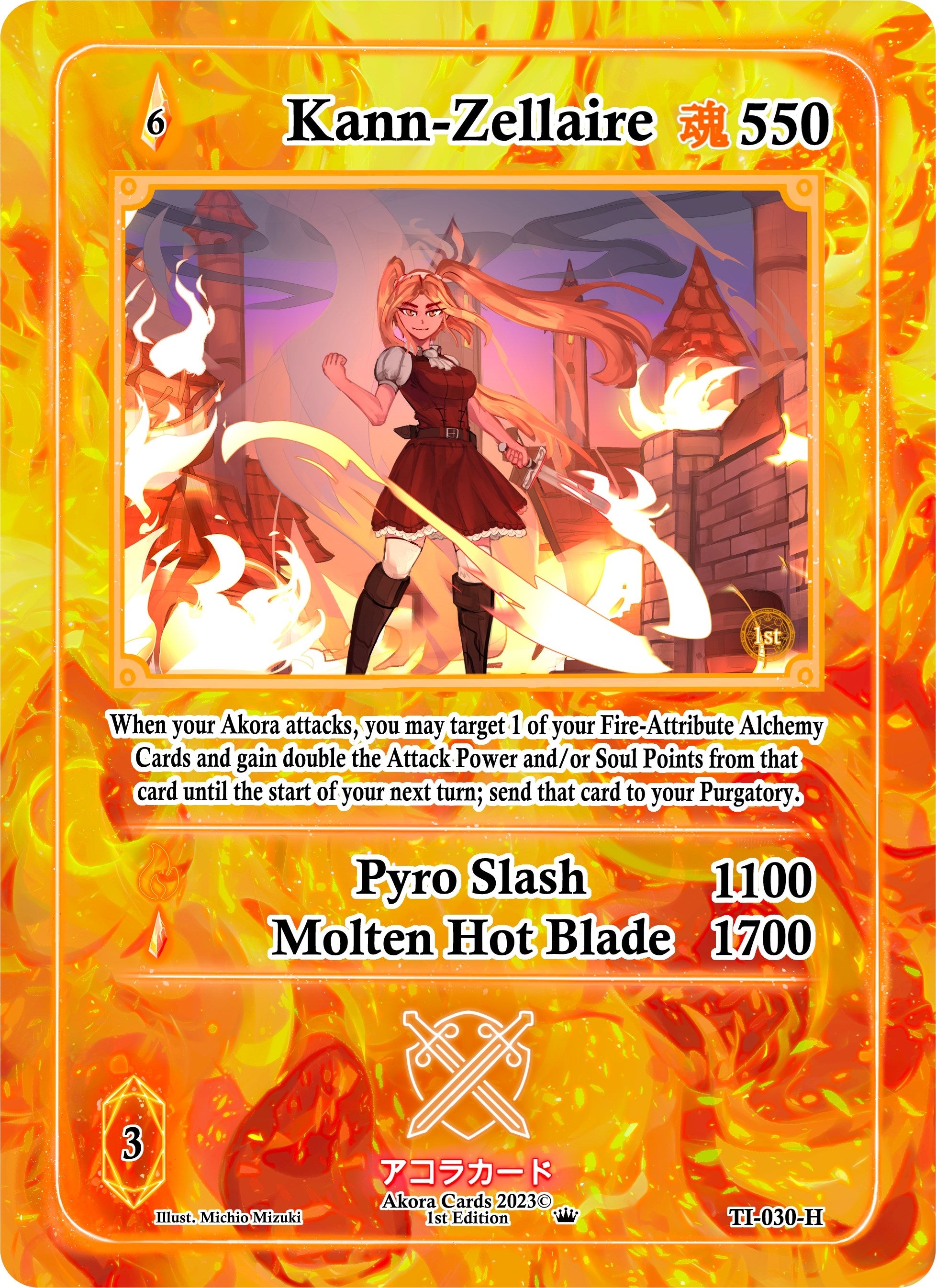 Image for Kann-Zellaire (Holo) (Trials of Ikithia [1st Edition]) (TI-030-H) - Akora TCG
