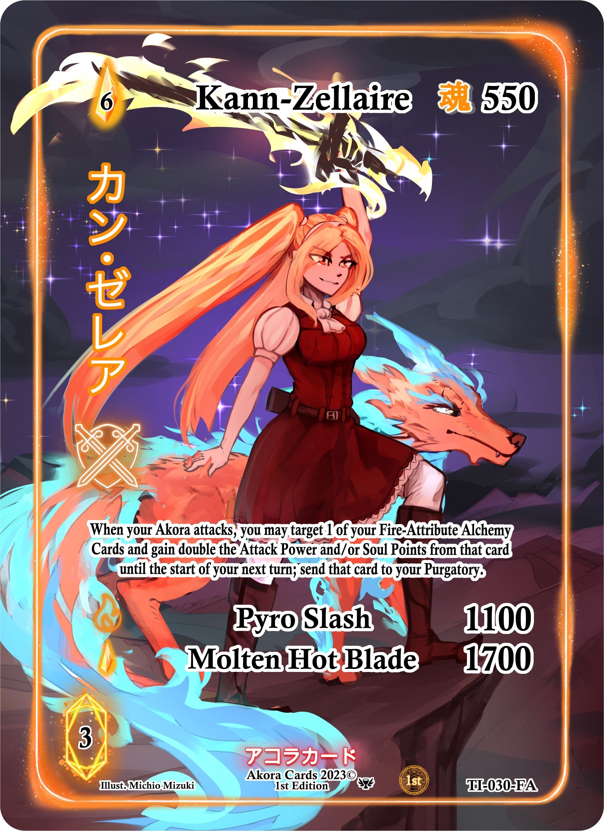 Image for Kann-Zellaire (Full Art) (Trials of Ikithia [1st Edition]) (TI-030-FA) - Akora TCG