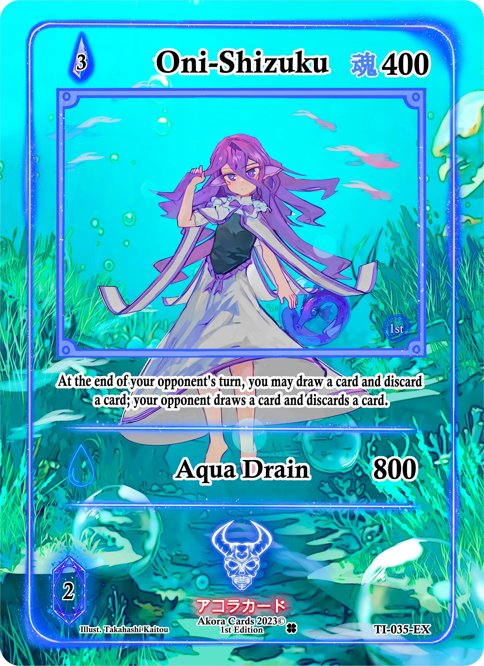 Image for Oni-Shizuku (Extended Art) (Trials of Ikithia [1st Edition]) (TI-035-EX) - Akora TCG