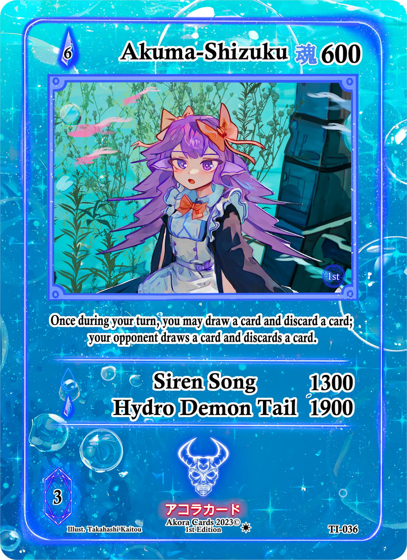 Image for Akuma-Shizuku (Trials of Ikithia [1st Edition]) (TI-036) - Akora TCG