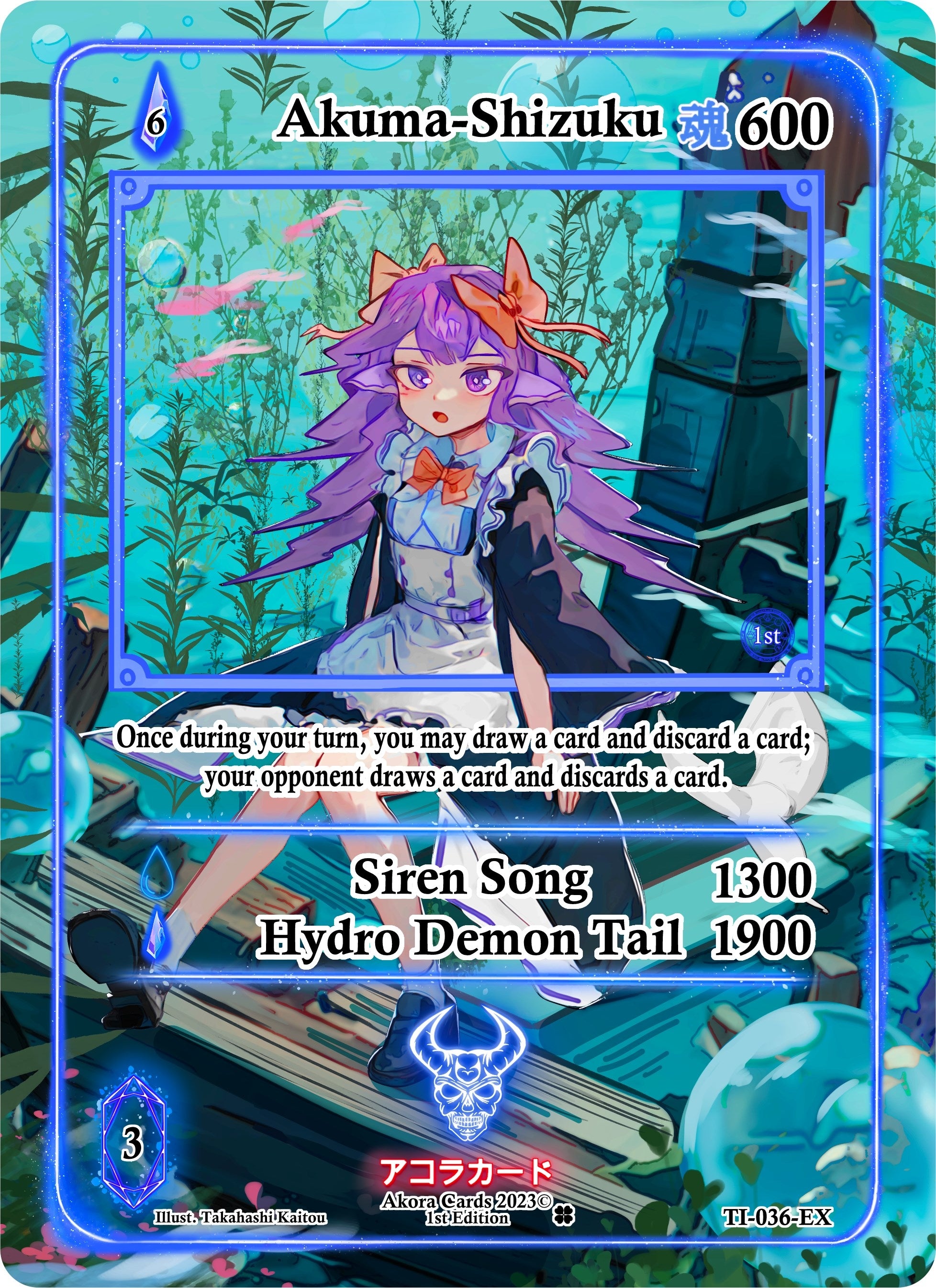 Image for Akuma-Shizuku (Extended Art) (Trials of Ikithia [1st Edition]) (TI-036-EX) - Akora TCG