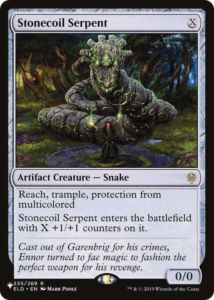 Image for Stonecoil Serpent (The List Reprints) (235/269) - Magic: The Gathering