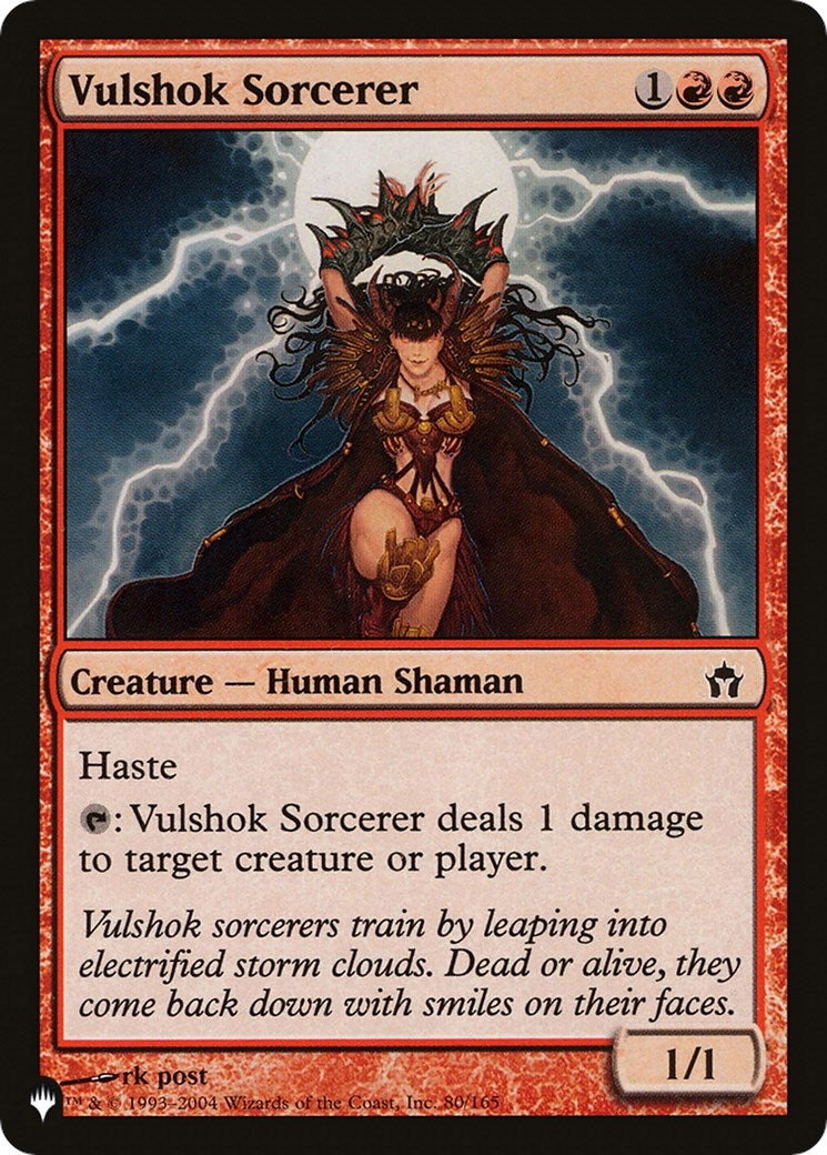 Image for Vulshok Sorcerer (The List Reprints) (80/165) - Magic: The Gathering