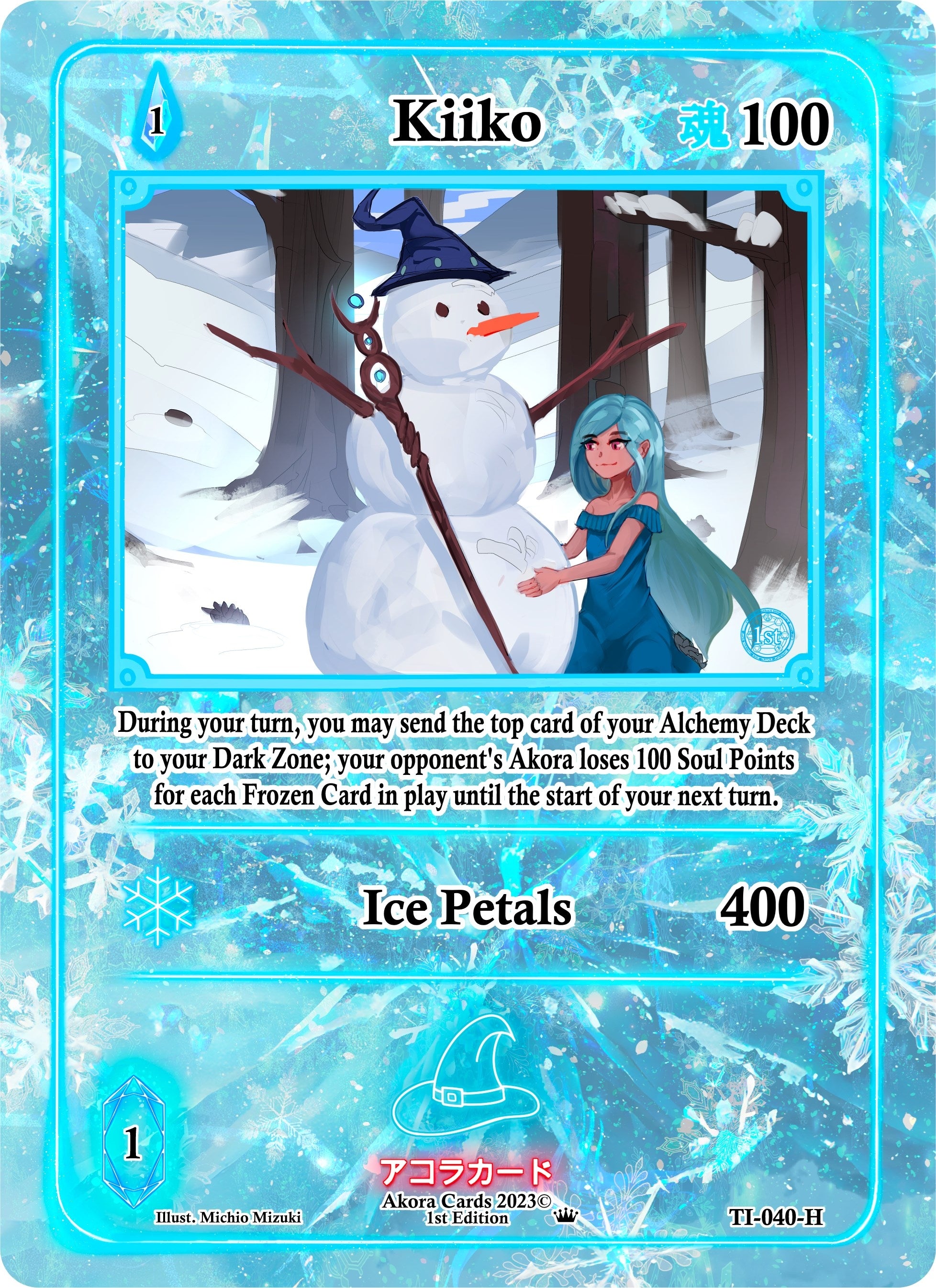 Image for Kiiko (Holo) (Trials of Ikithia [1st Edition]) (TI-040-H) - Akora TCG