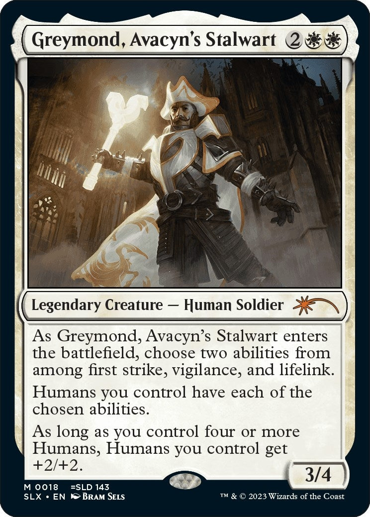 Image for Greymond, Avacyn's Stalwart (SLX Cards) (18) - Magic: The Gathering