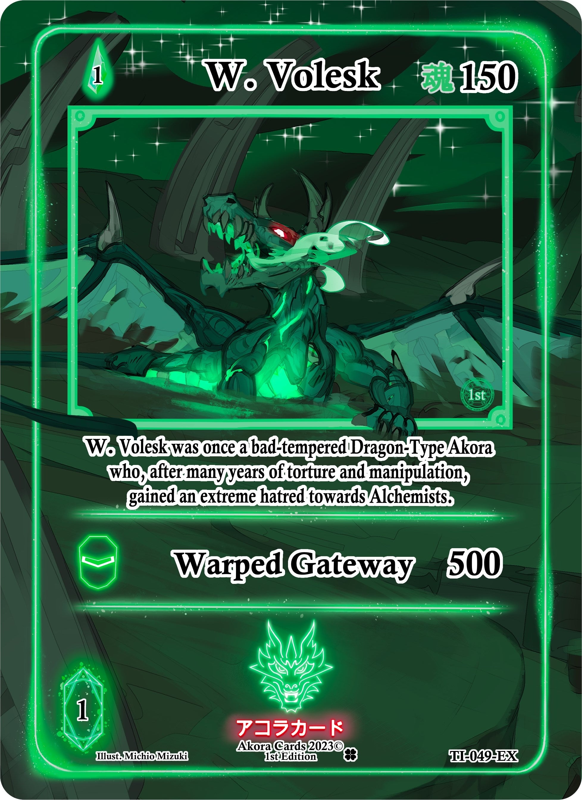 Image for W. Volesk (Extended Art) (Trials of Ikithia [1st Edition]) (TI-049-EX) - Akora TCG