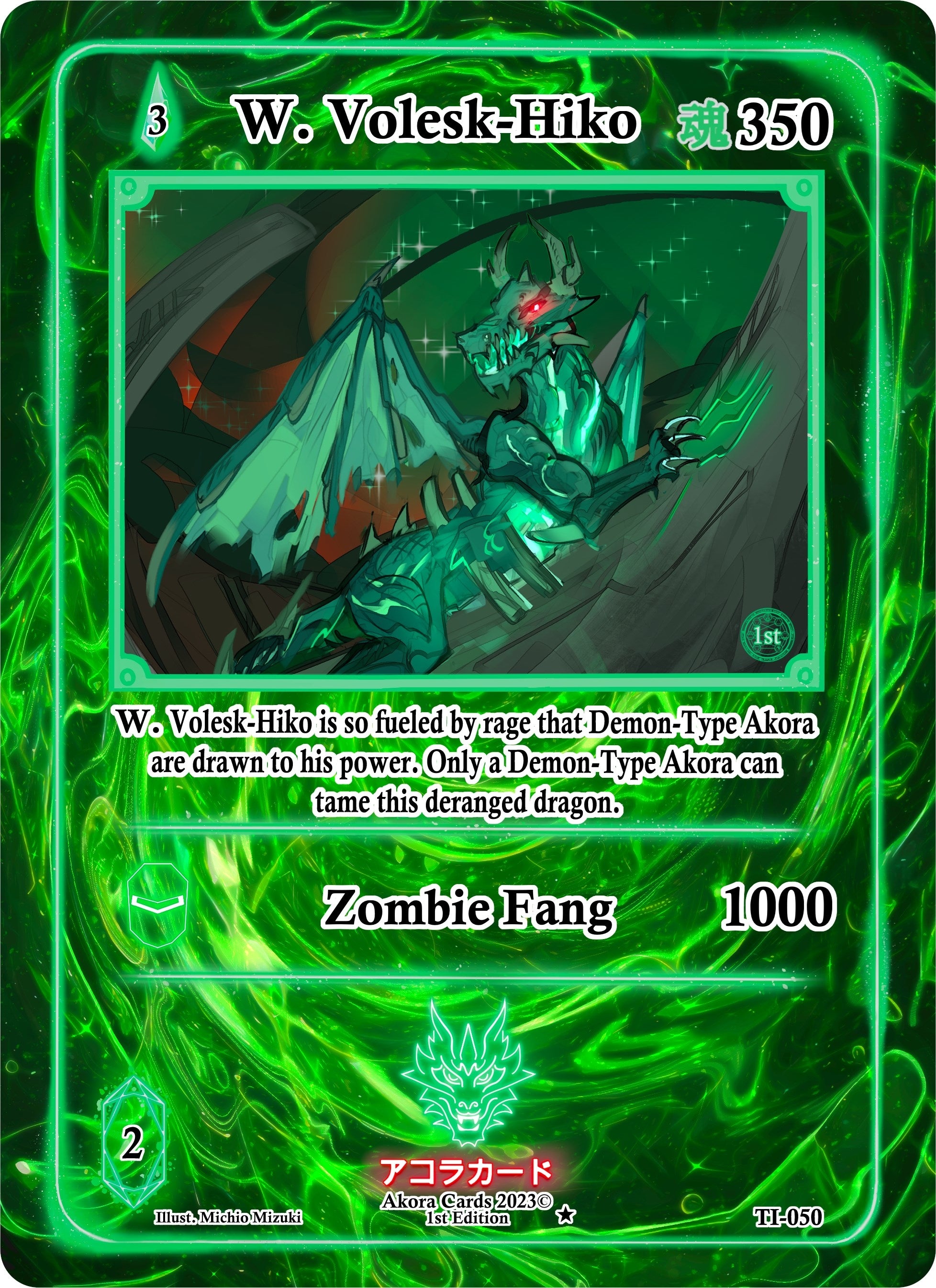 Image for W. Volesk-Hiko (Trials of Ikithia [1st Edition]) (TI-050) - Akora TCG