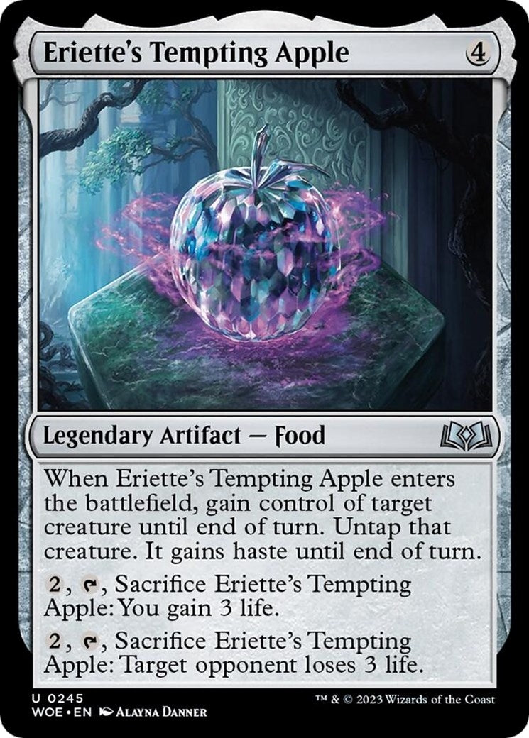 Image for Eriette's Tempting Apple (Wilds of Eldraine) (245) - Magic: The Gathering