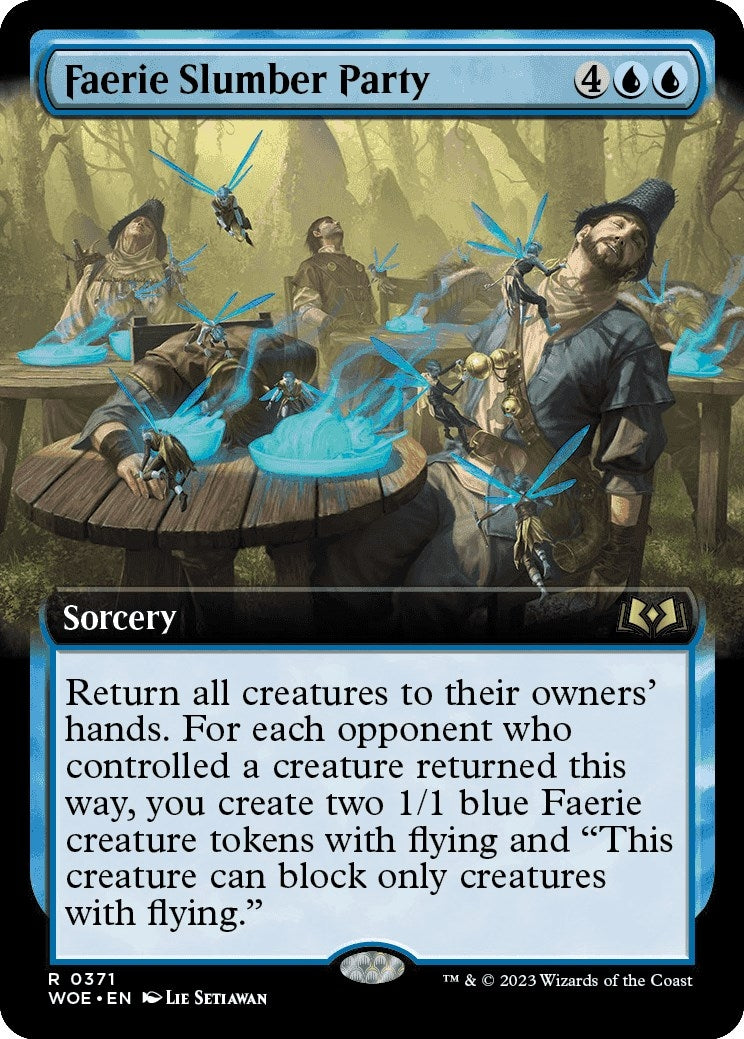 Image for Faerie Slumber Party (Extended Art) (Wilds of Eldraine) (371) - Magic: The Gathering