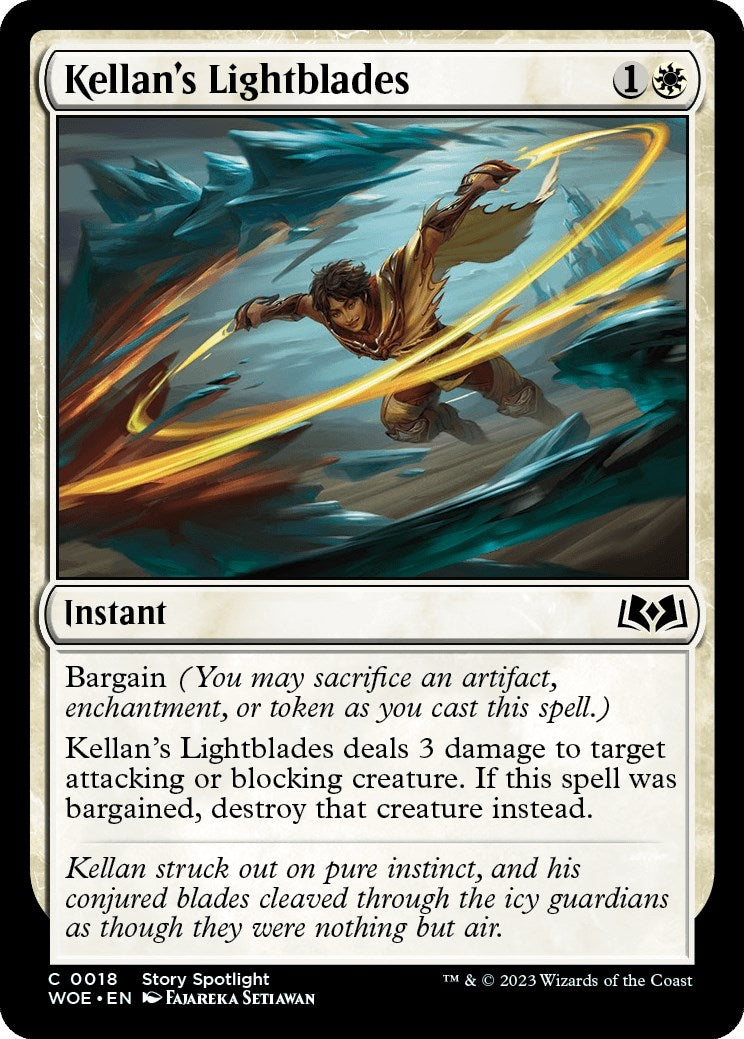 Image for Kellan's Lightblades (Wilds of Eldraine) (18) - Magic: The Gathering