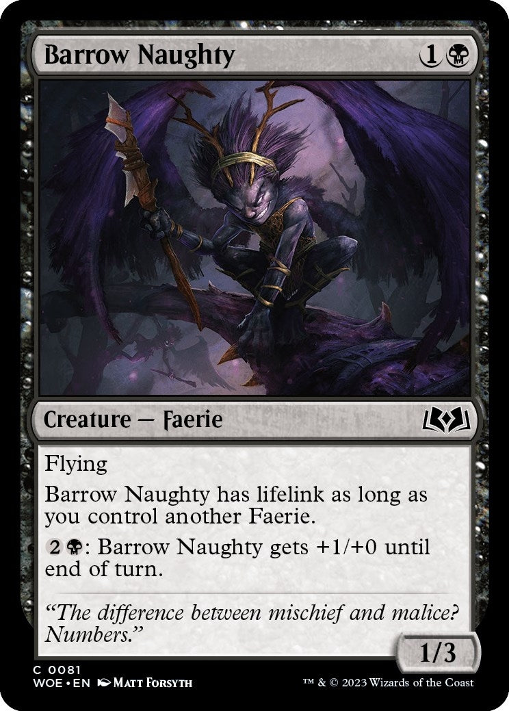 Image for Barrow Naughty (Wilds of Eldraine) (81) - Magic: The Gathering